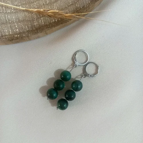 گوشواره چشم ببر سبز